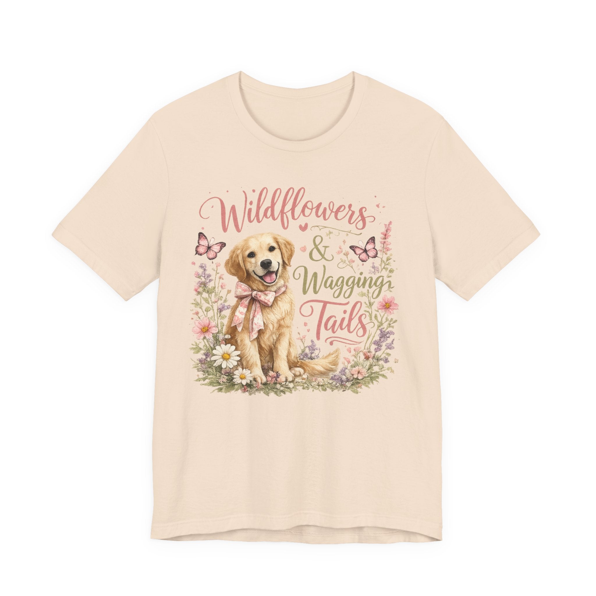 Wildflowers & Wagging Tails Dog Graphic Tee