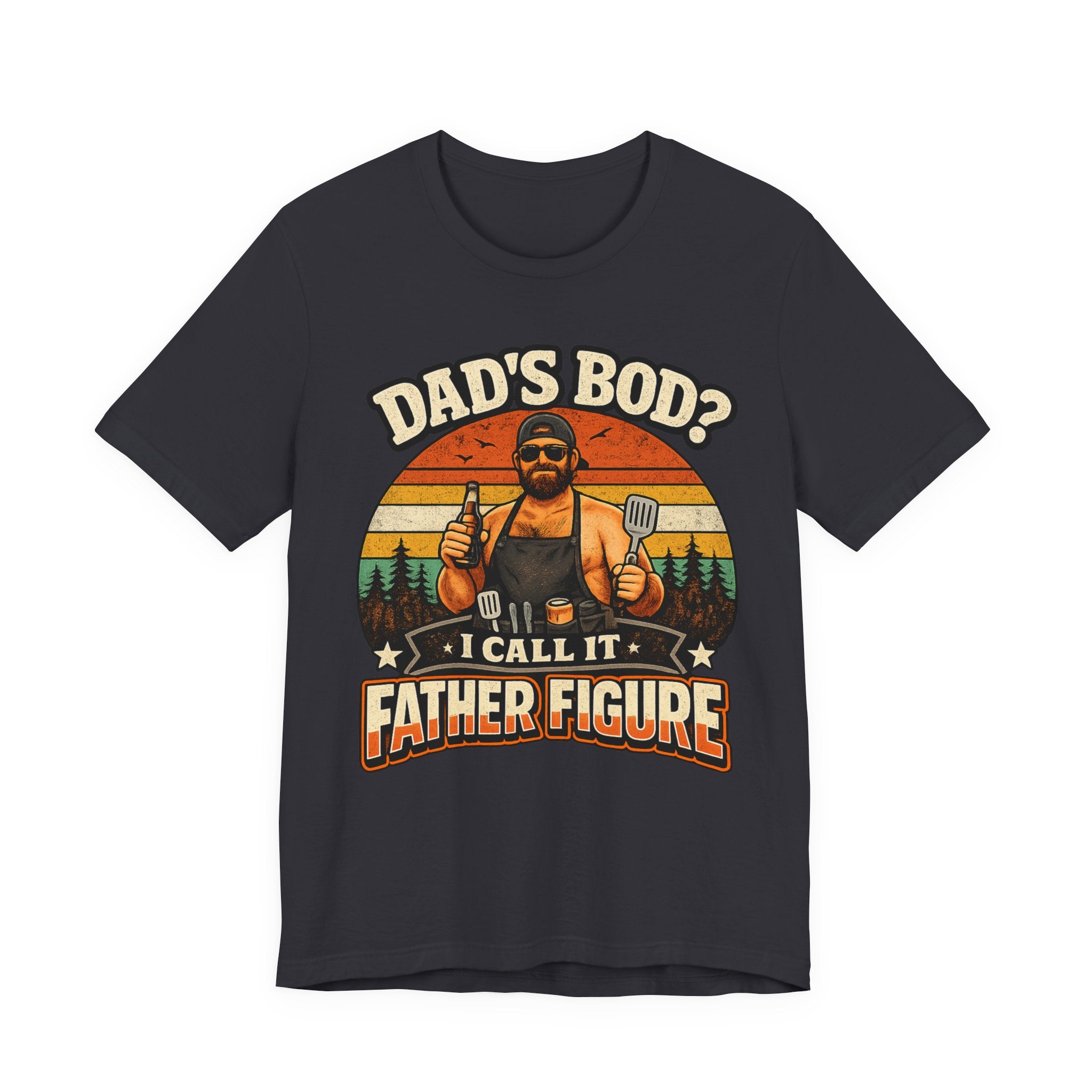 Father Figure Dad Bod T-Shirt — Funny BBQ Grilling Tee for Father’s Day
