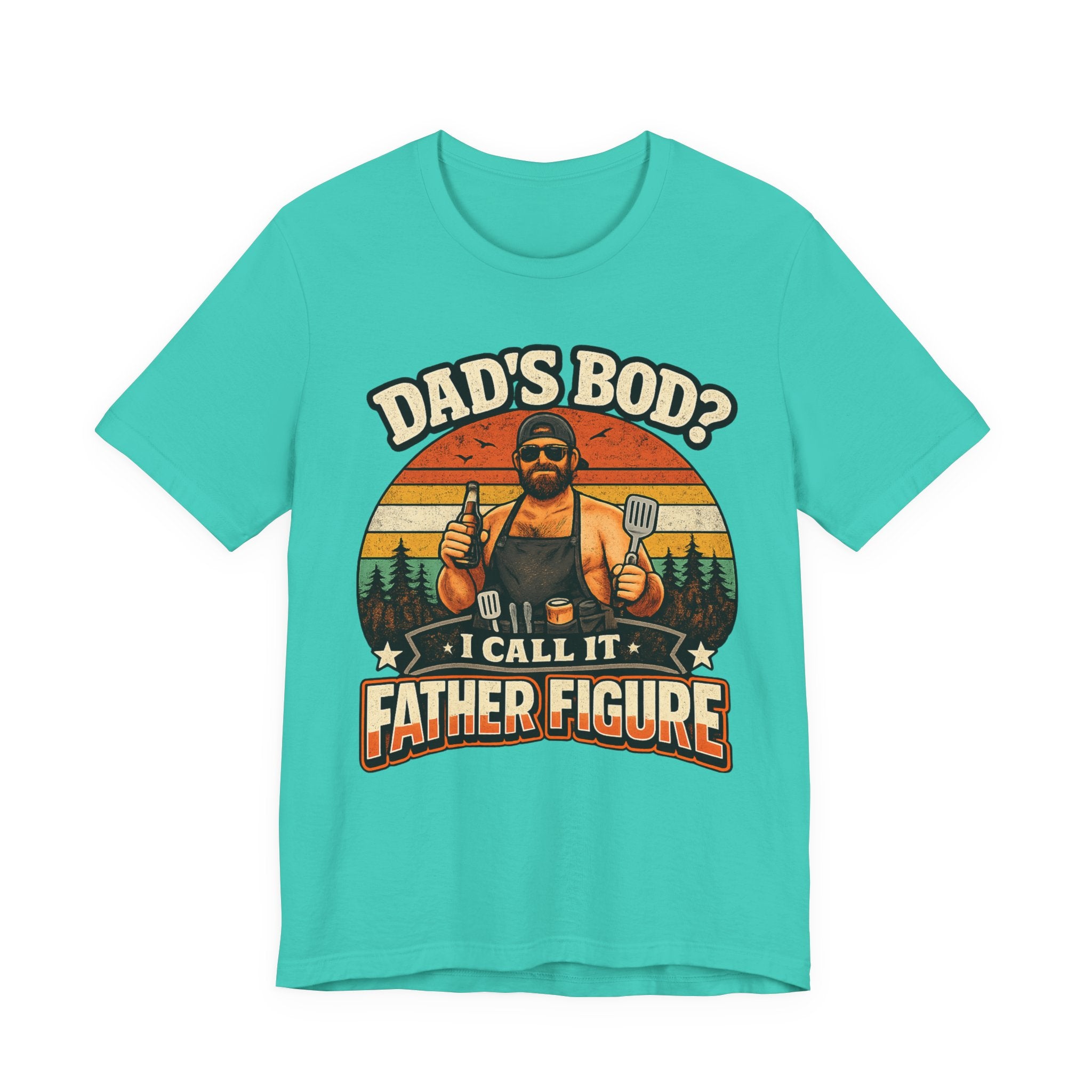 Father Figure Dad Bod T-Shirt — Funny BBQ Grilling Tee for Father’s Day