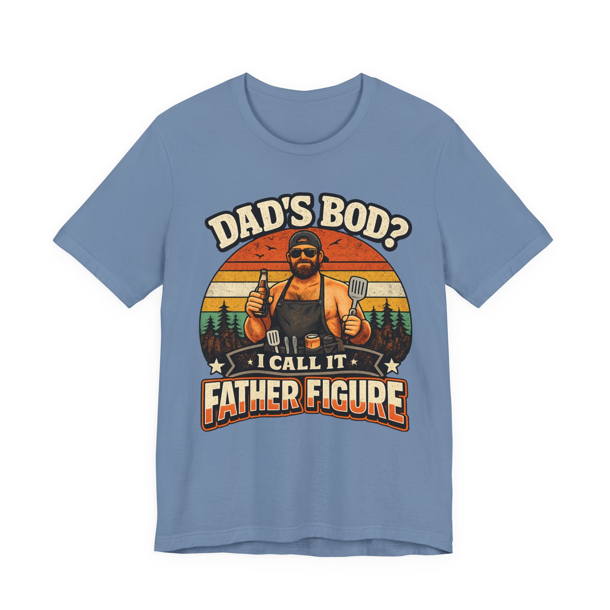 Father Figure Dad Bod T-Shirt — Funny BBQ Grilling Tee for Father’s Day