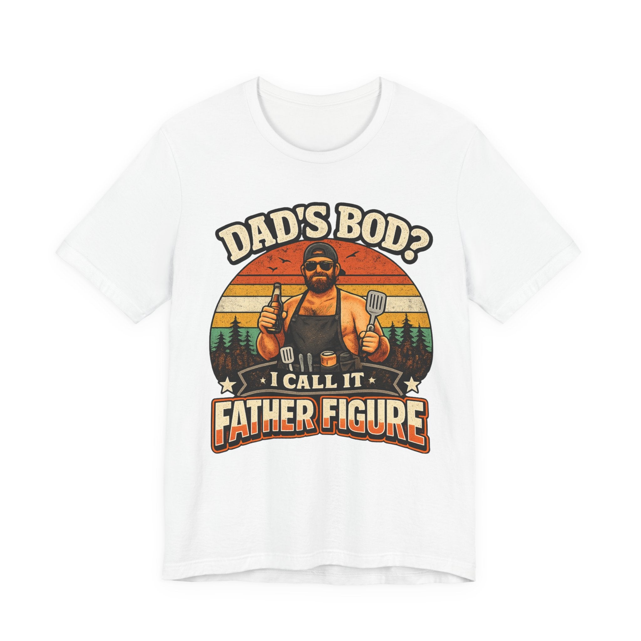 Father Figure Dad Bod T-Shirt — Funny BBQ Grilling Tee for Father’s Day
