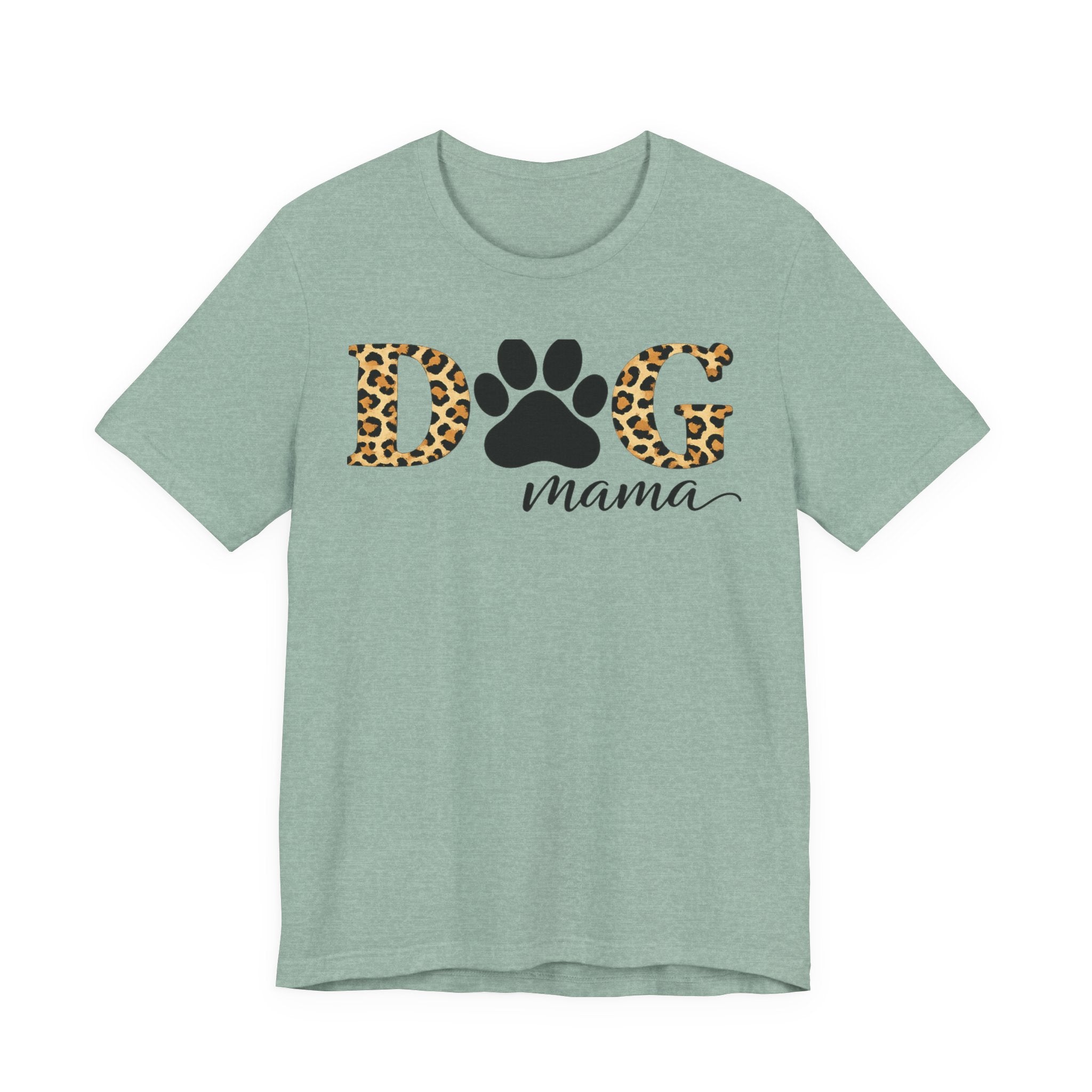 Dog Mama Leopard Paw T-Shirt