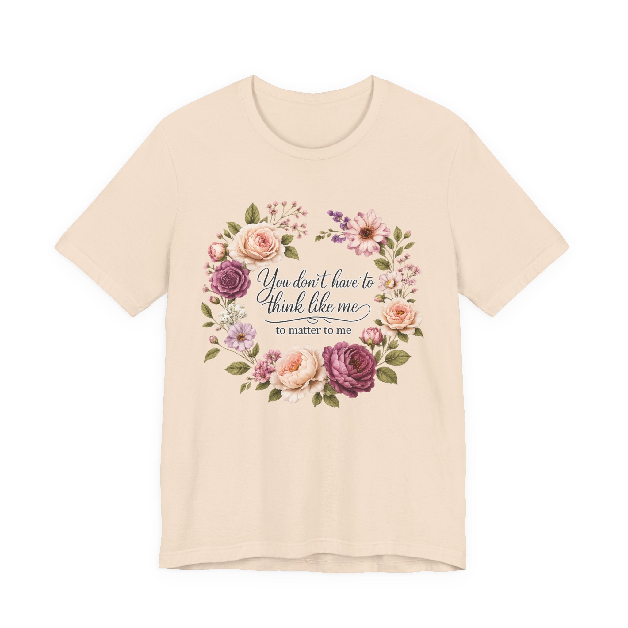 You Don't Have to Think Like Me   Short Sleeve Shirt