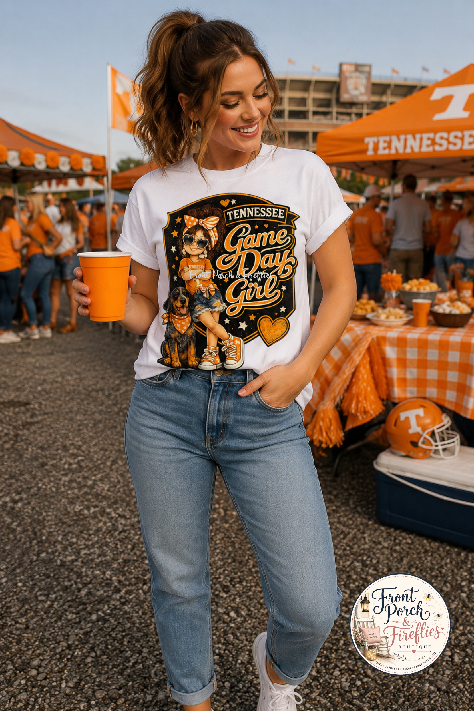 Tennessee Game Day Girl T‑Shirt