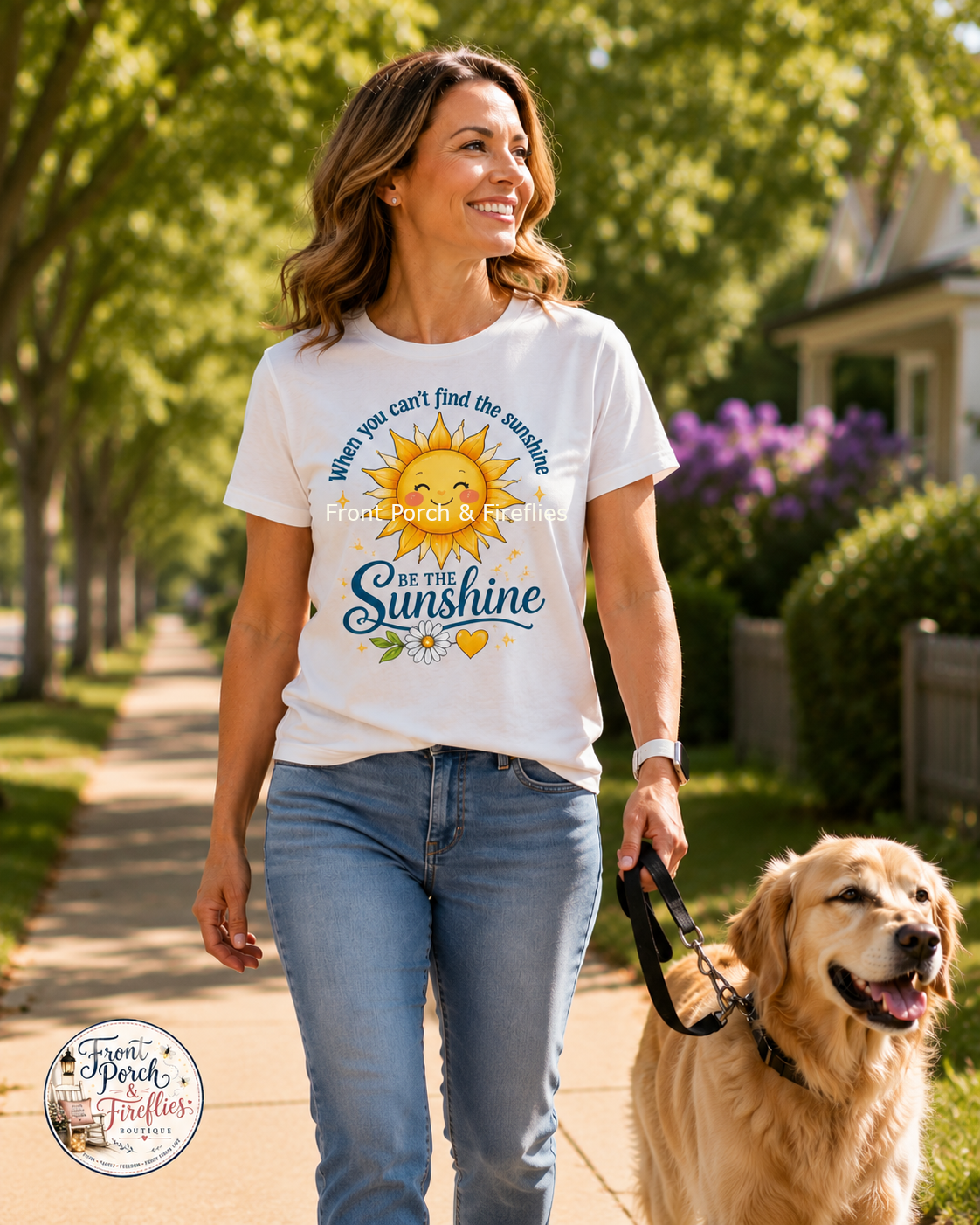 Be The Sunshine T-Shirt — "When You Can't Find the Sunshine" Cute Sun Graphic Tee