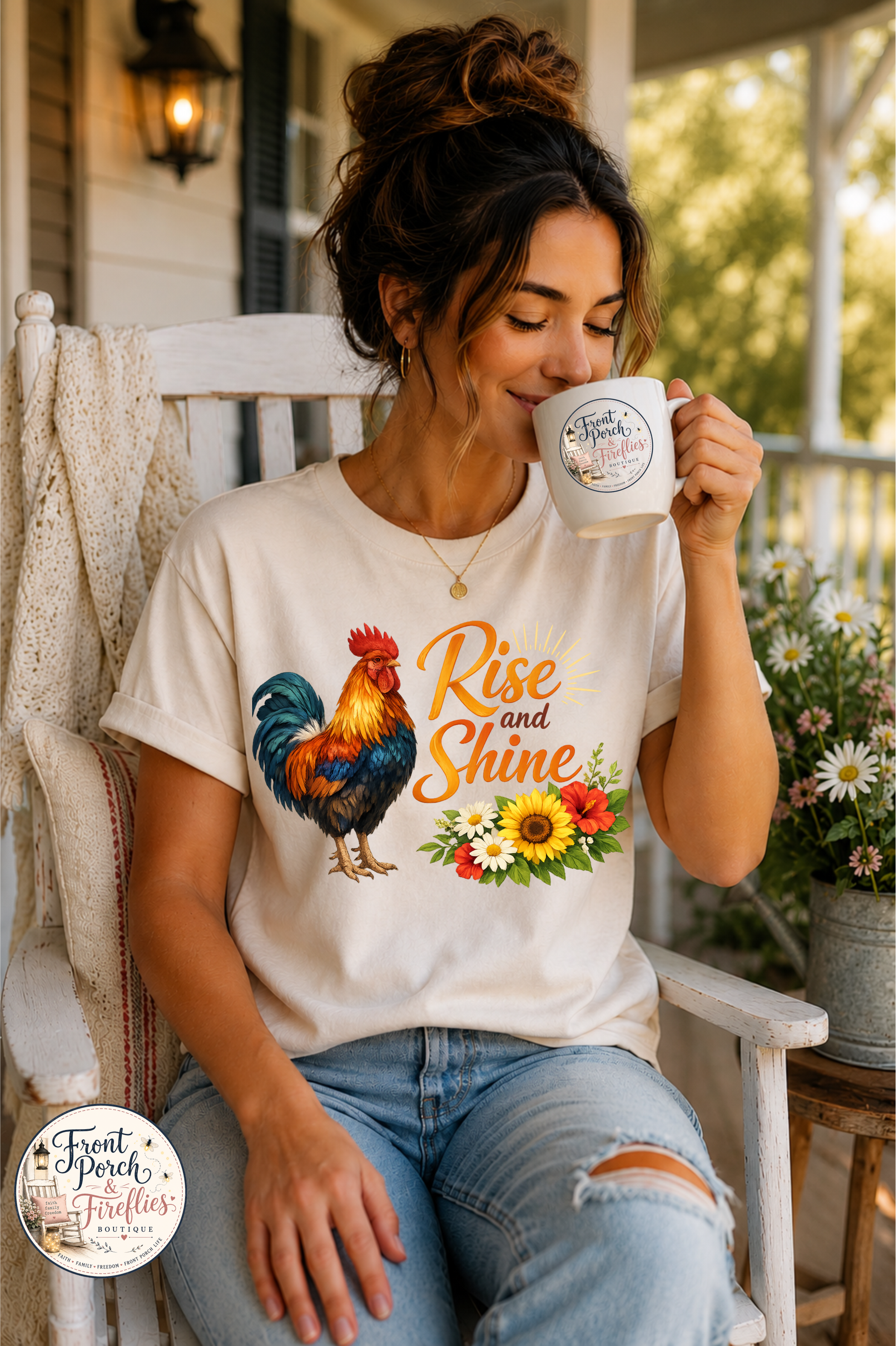 Rise and Shine Rooster Tee