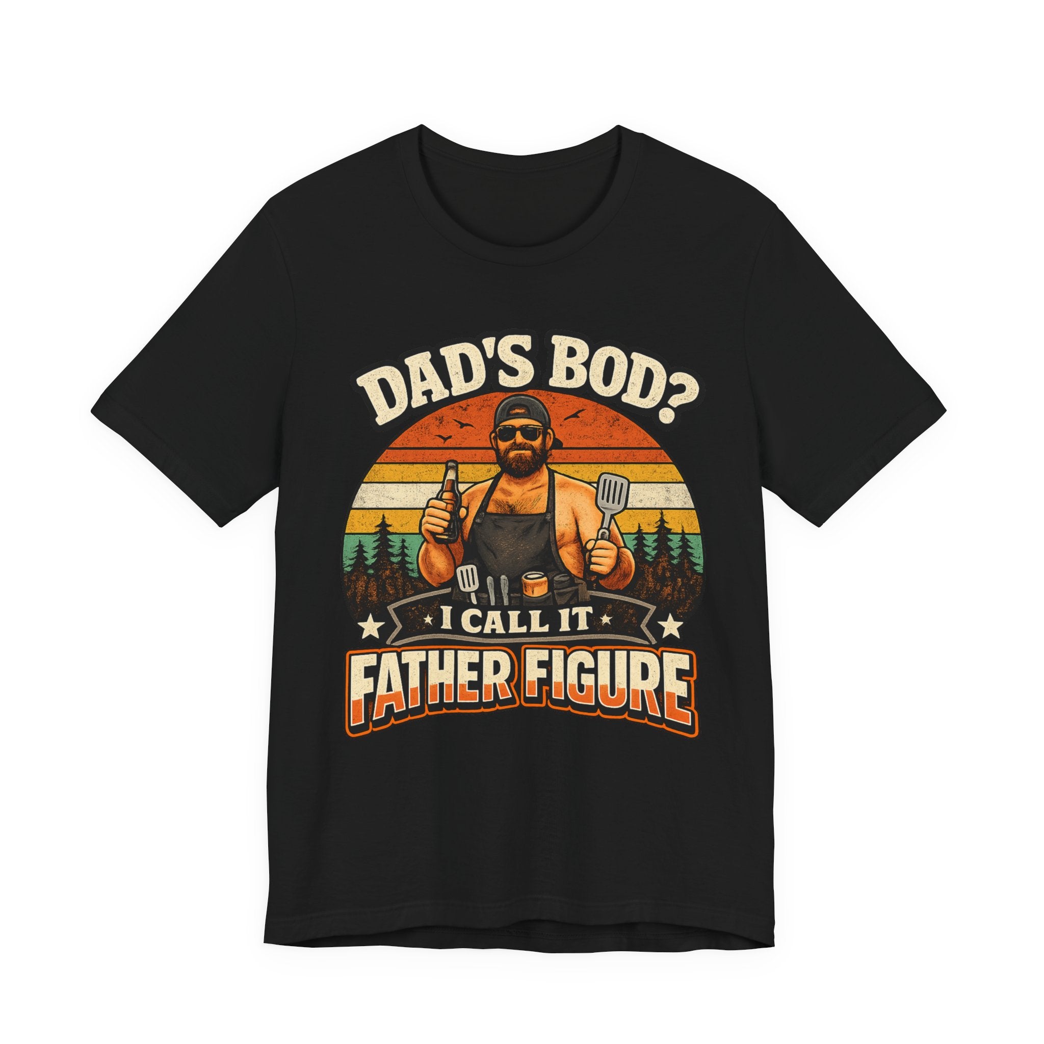 Father Figure Dad Bod T-Shirt — Funny BBQ Grilling Tee for Father’s Day