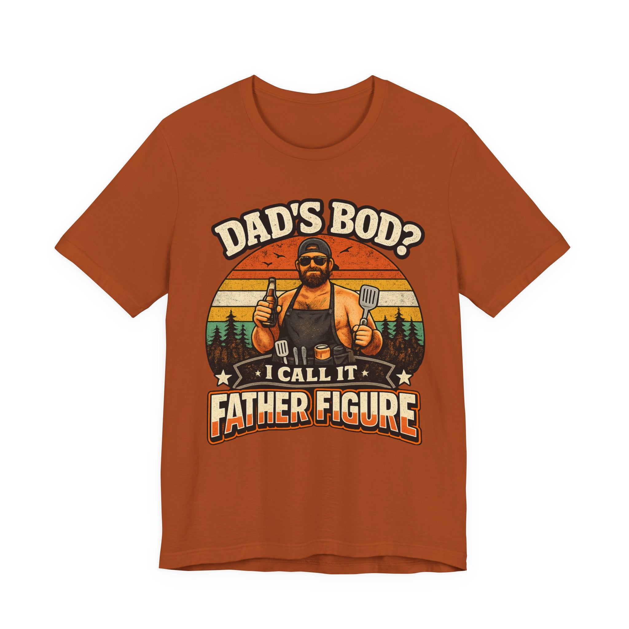 Father Figure Dad Bod T-Shirt — Funny BBQ Grilling Tee for Father’s Day