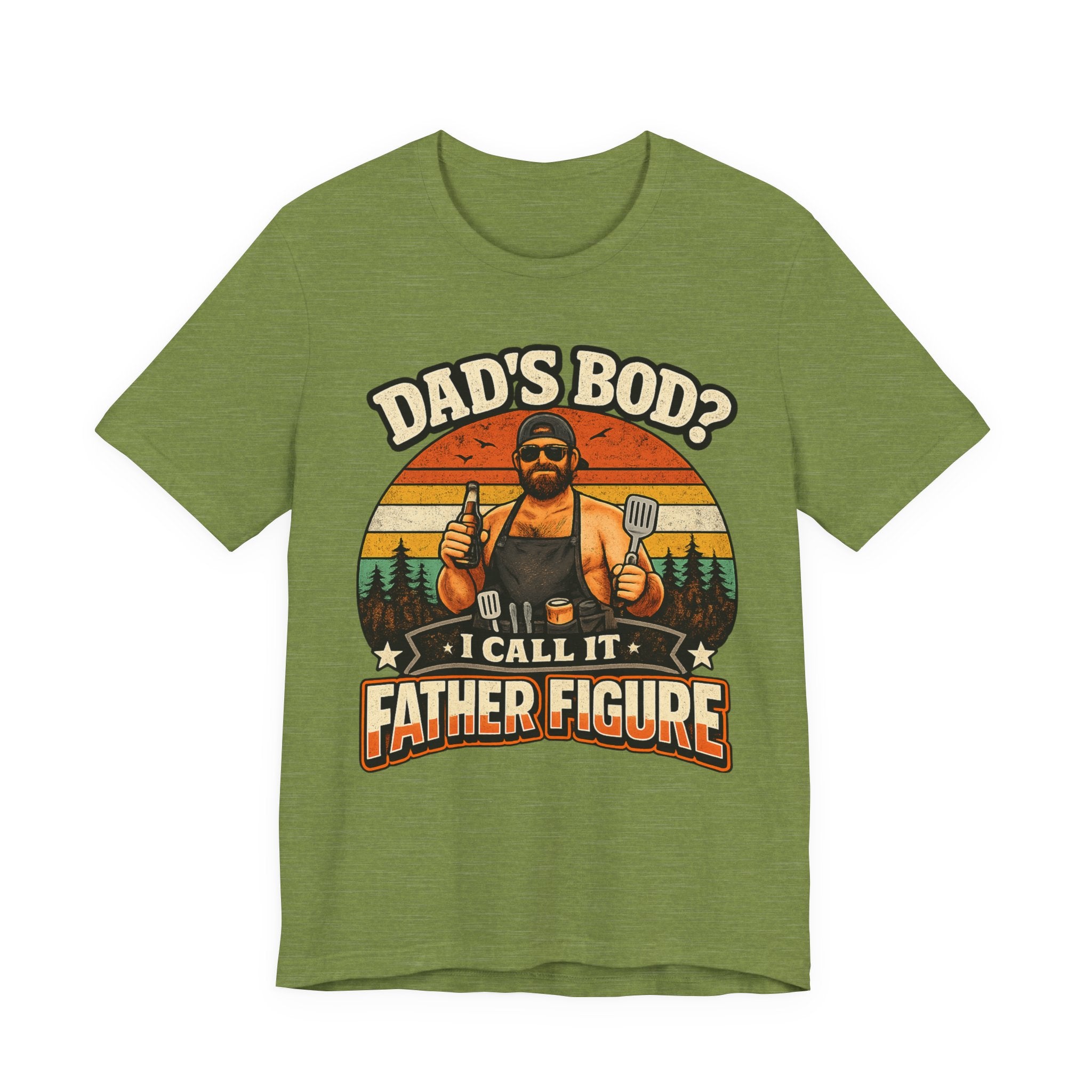 Father Figure Dad Bod T-Shirt — Funny BBQ Grilling Tee for Father’s Day