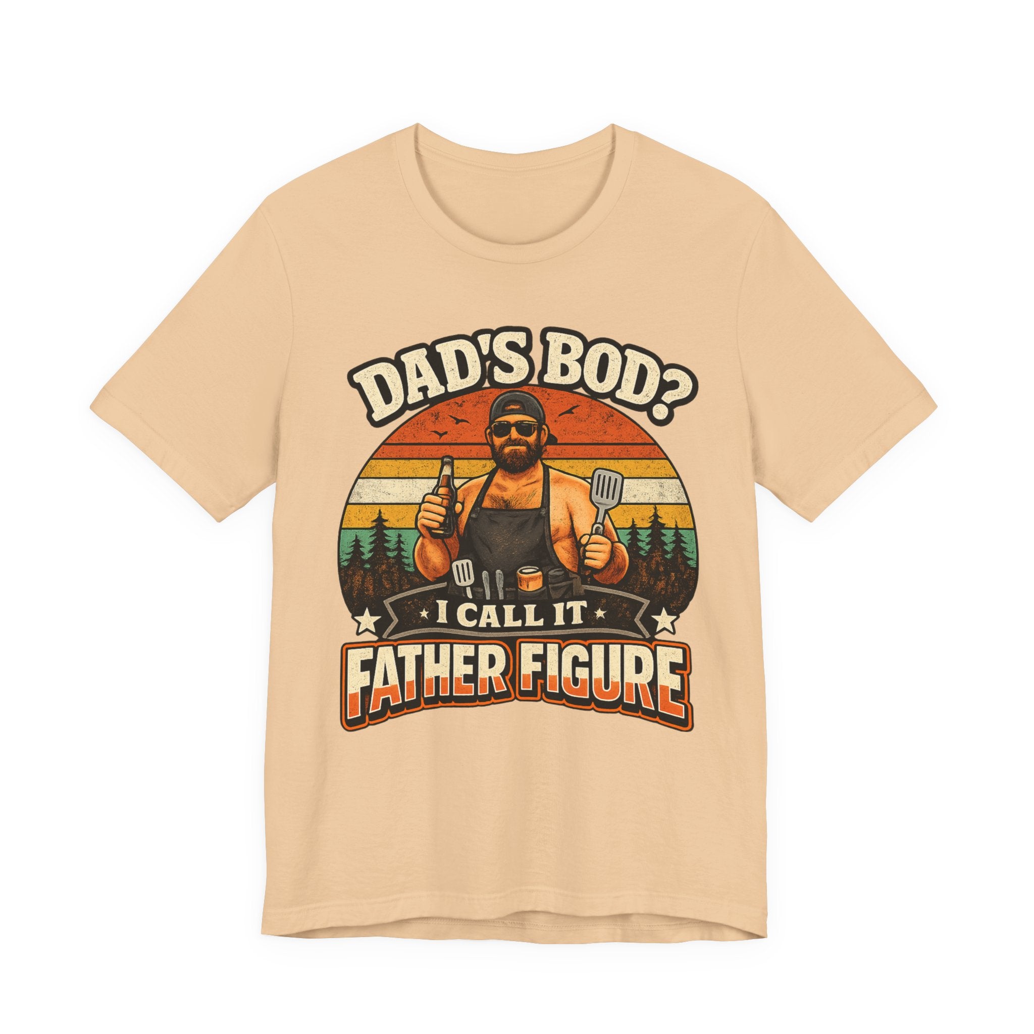 Father Figure Dad Bod T-Shirt — Funny BBQ Grilling Tee for Father’s Day