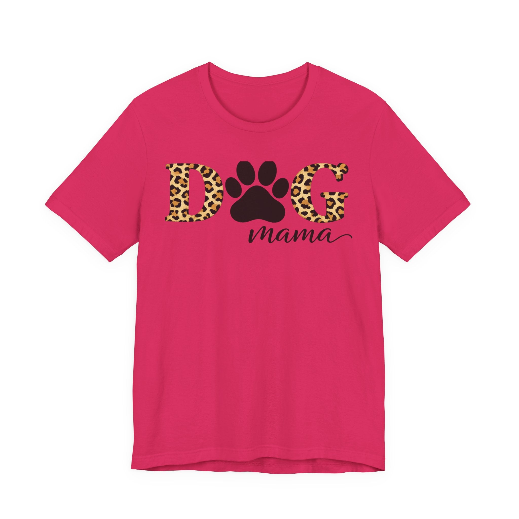 Dog Mama Leopard Paw T-Shirt