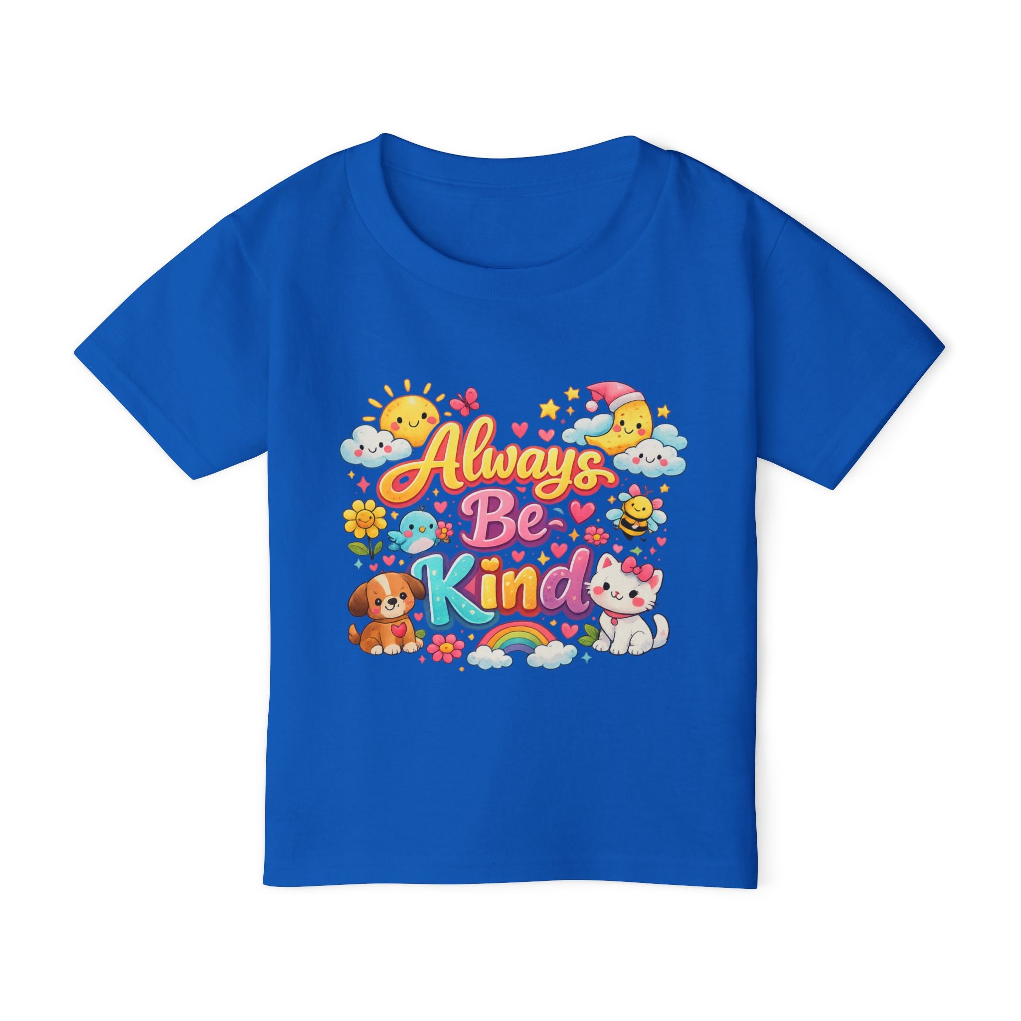 Always Be Kind    Cute Rainbow Animals Kids Tee