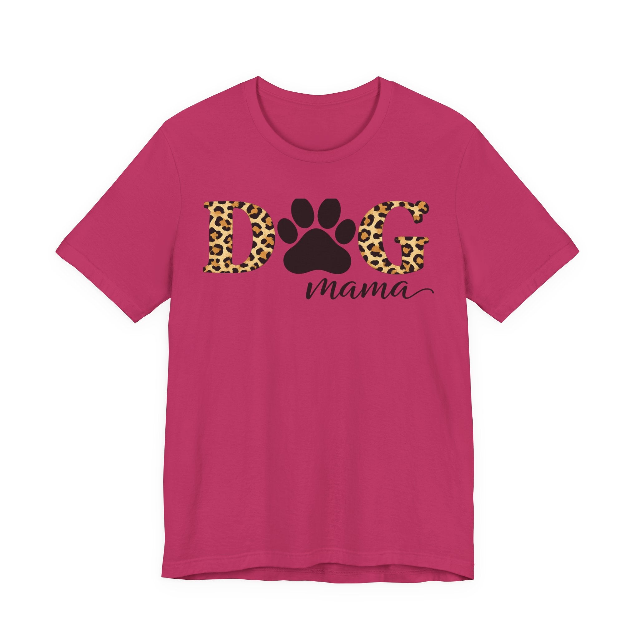 Dog Mama Leopard Paw T-Shirt