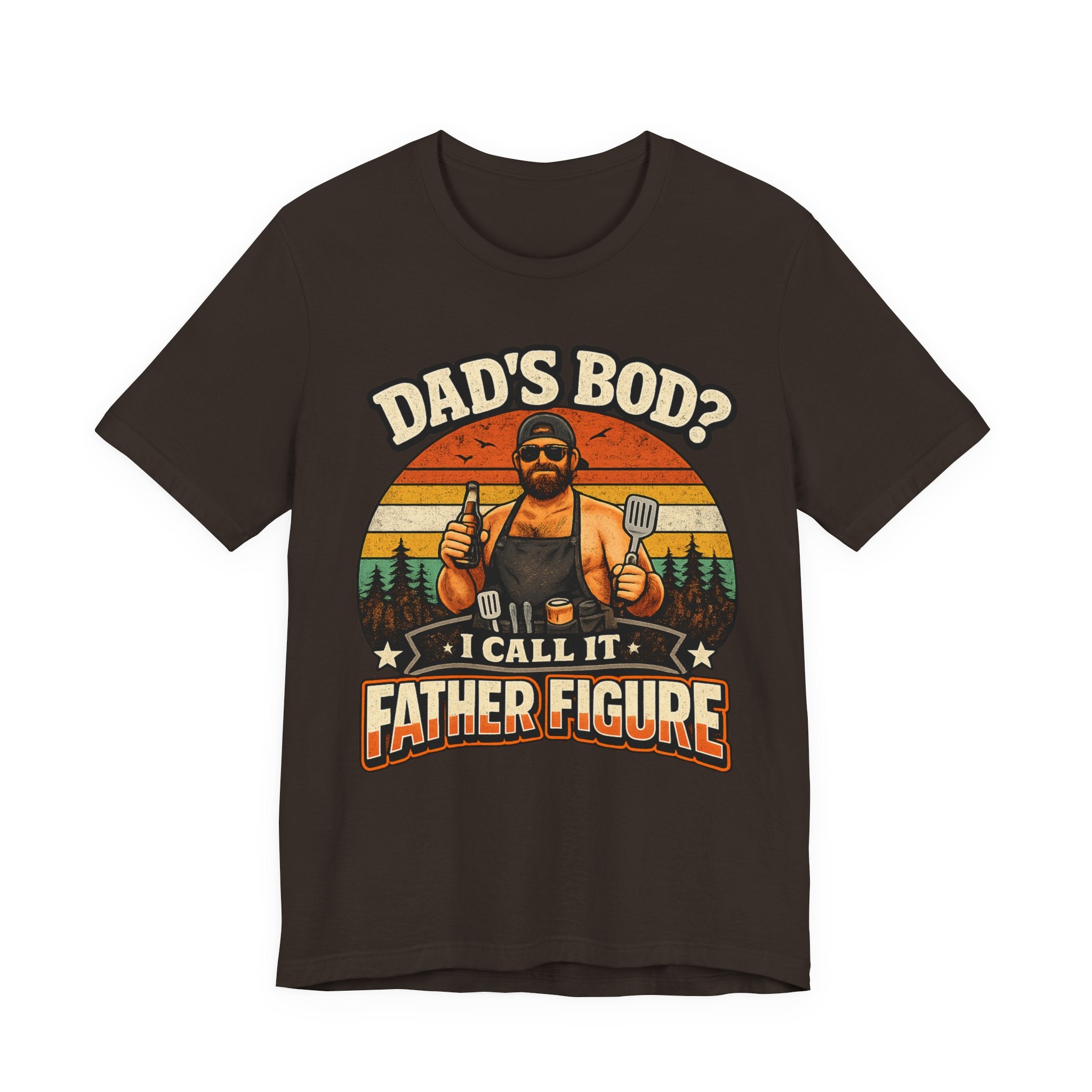 Father Figure Dad Bod T-Shirt — Funny BBQ Grilling Tee for Father’s Day