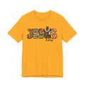 Jesus Graphic Tee — Colorful Americana Faith Design