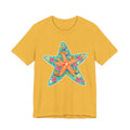 Starfish Floral Tee — Colorful Tropical Beach T-Shirt