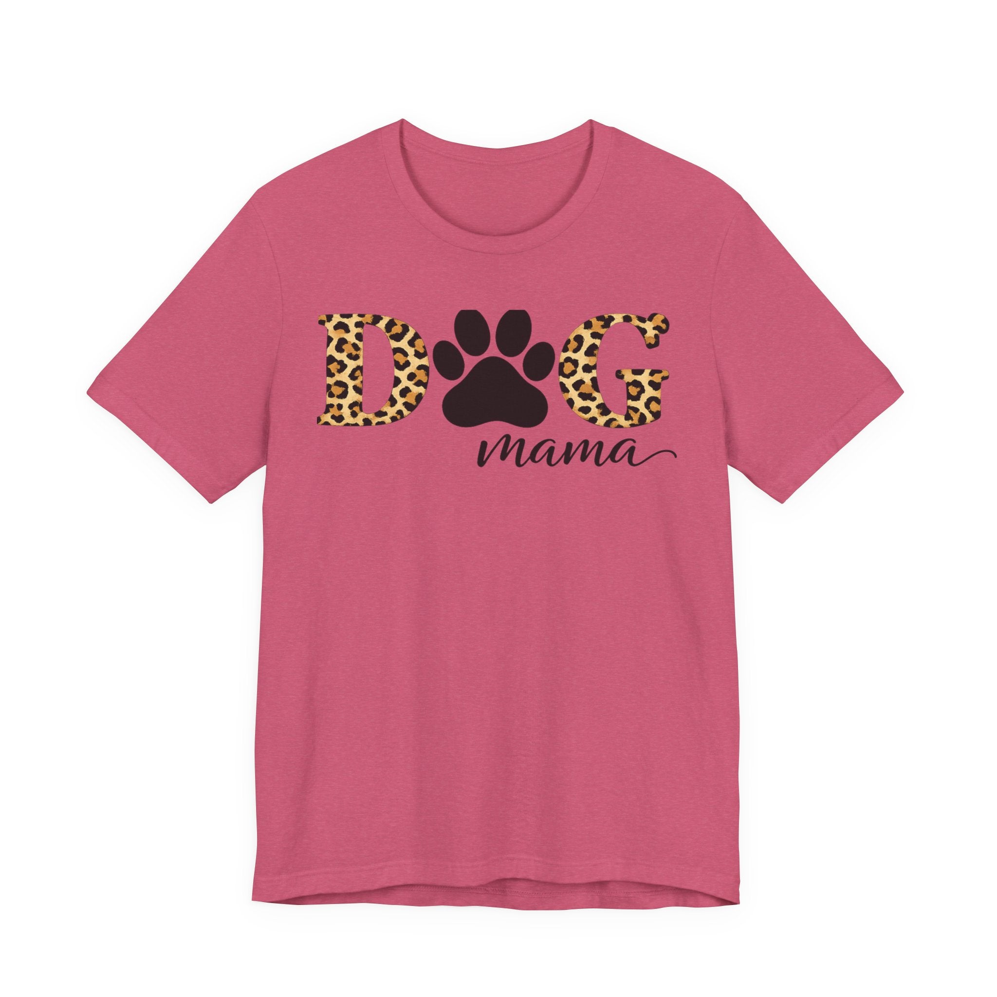 Dog Mama Leopard Paw T-Shirt