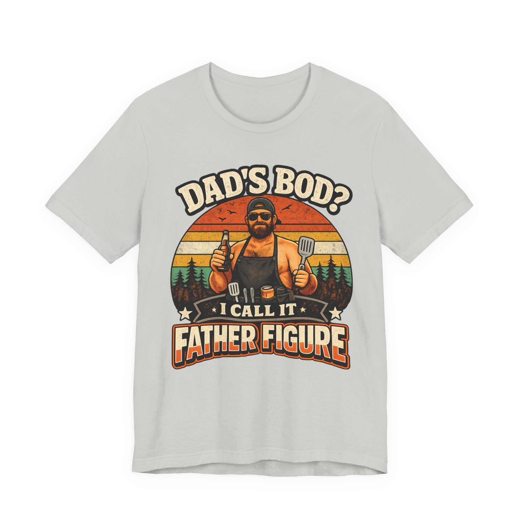 Father Figure Dad Bod T-Shirt — Funny BBQ Grilling Tee for Father’s Day
