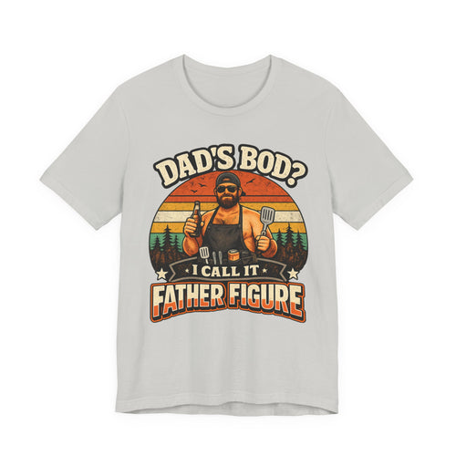 Father Figure Dad Bod T-Shirt — Funny BBQ Grilling Tee for Father’s Day