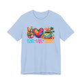 Peace • Love • Summer T-Shirt — Colorful Hippie Van & Peace Sign Tee