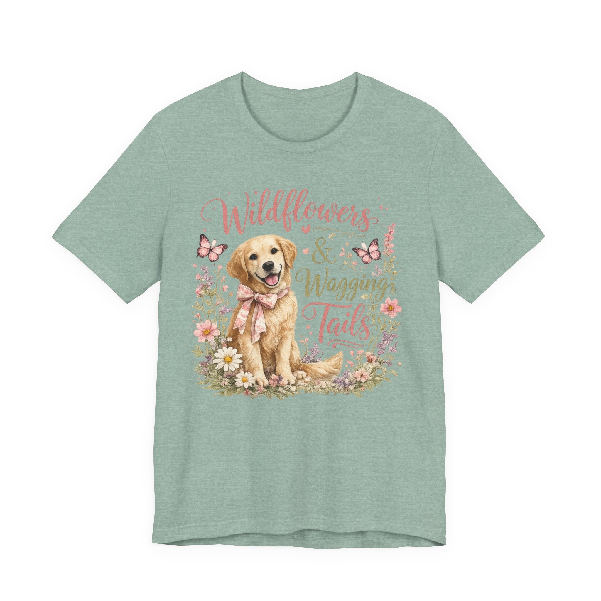 Wildflowers & Wagging Tails Dog Graphic Tee